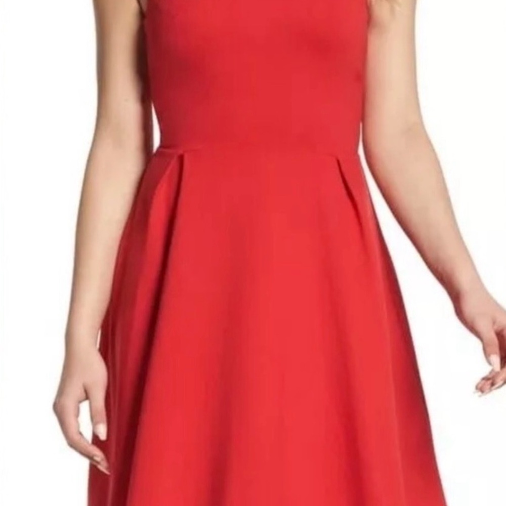 Felicity & Coco Vibrant Red Mini Dress NWT - Picture 2 of 3
